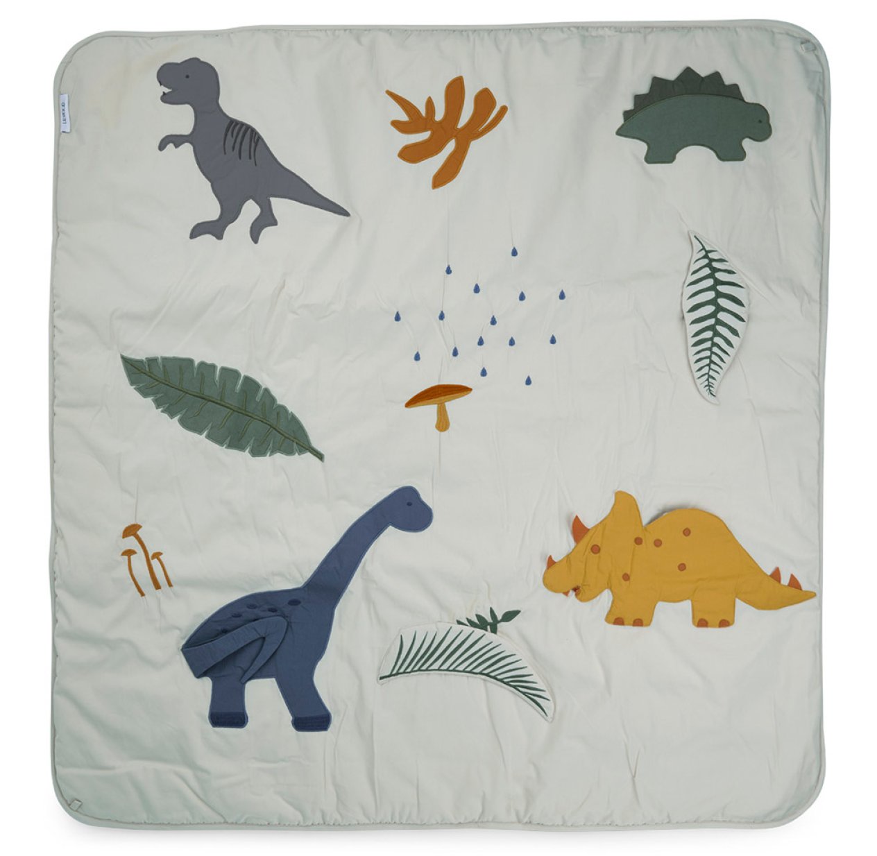 Tapis d'éveil Dinosaure Glenn - Bleu clair