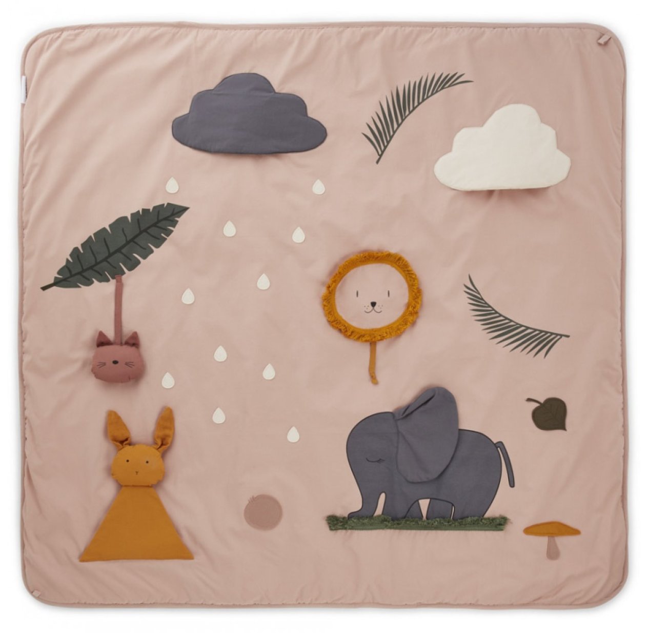 Tapis d'éveil Glenn - Rose poudré