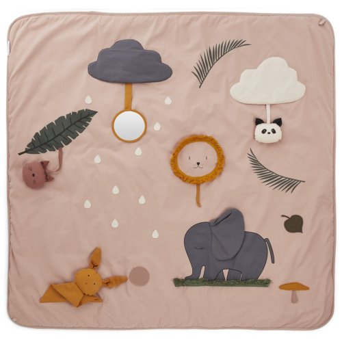 Tapis d'éveil Glenn - Rose poudré