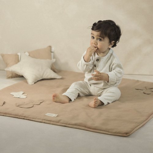 Tapis d'éveil Lin Français - Sand