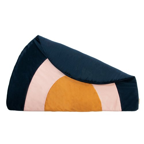 Tapis de Jeu Velours Arc-en-Ciel - Bleu nuit