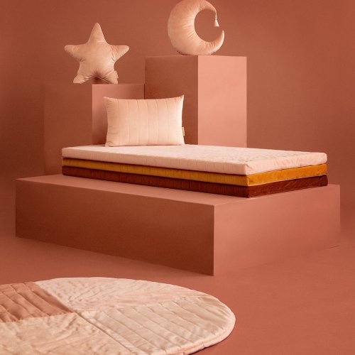 Tapis de Jeu Velours Kilimanjaro - Rose poudré