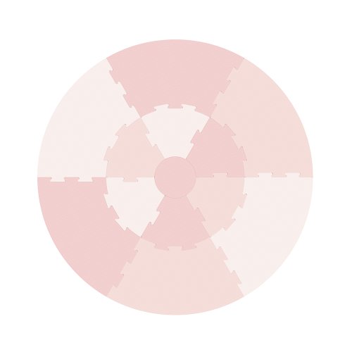 Tapis de jeux - Rose pâle