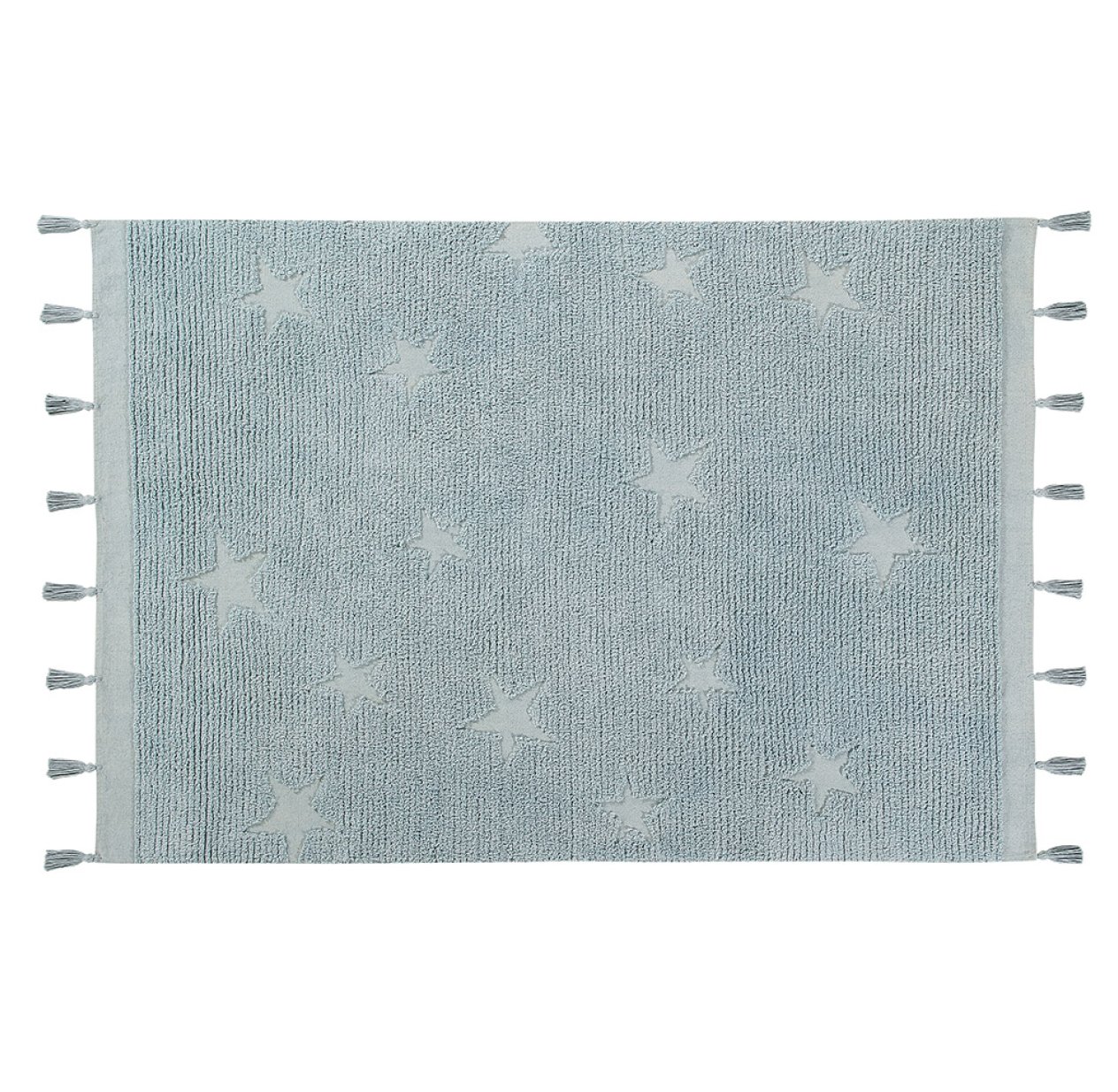 Tapis Hippy Stars - Bleu clair