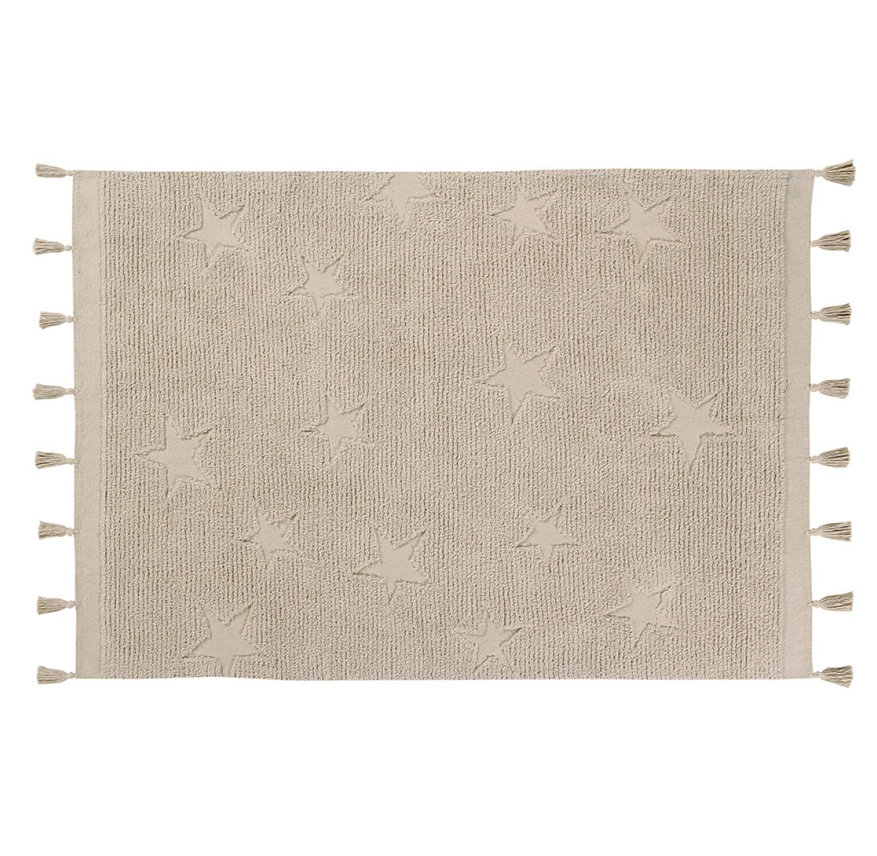 Tapis Hippy Stars - Naturel