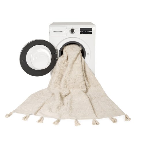 Tapis Hippy Stars - Naturel