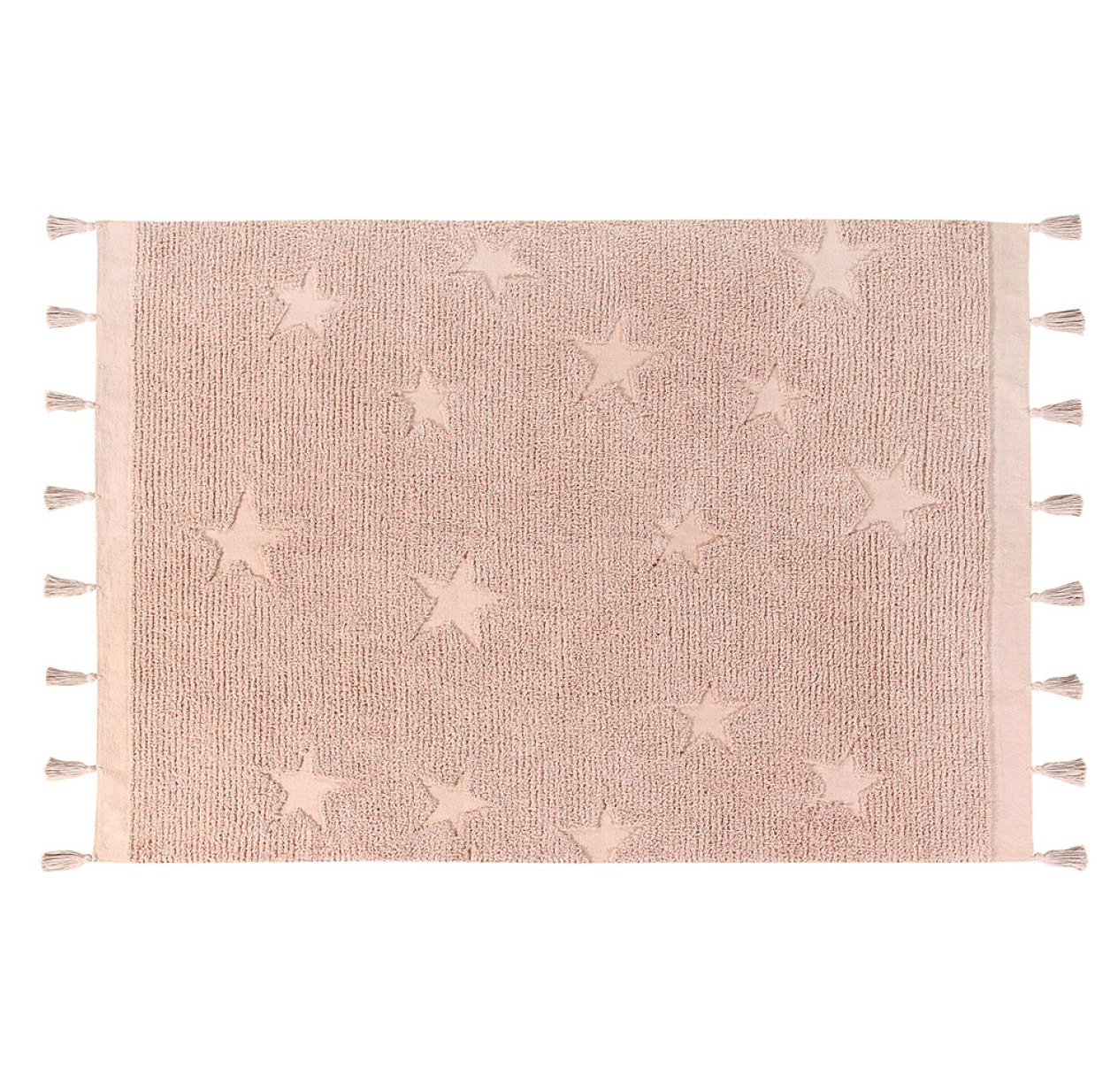 Tapis Hippy Stars - Vieux rose
