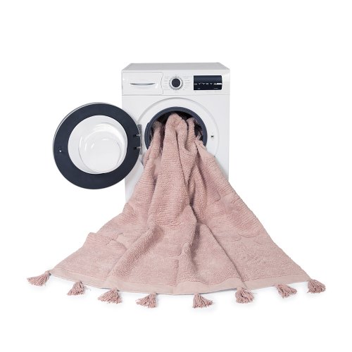 Tapis Hippy Stars - Vieux rose