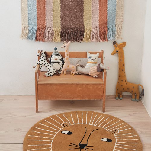 Tapis lion - Caramel