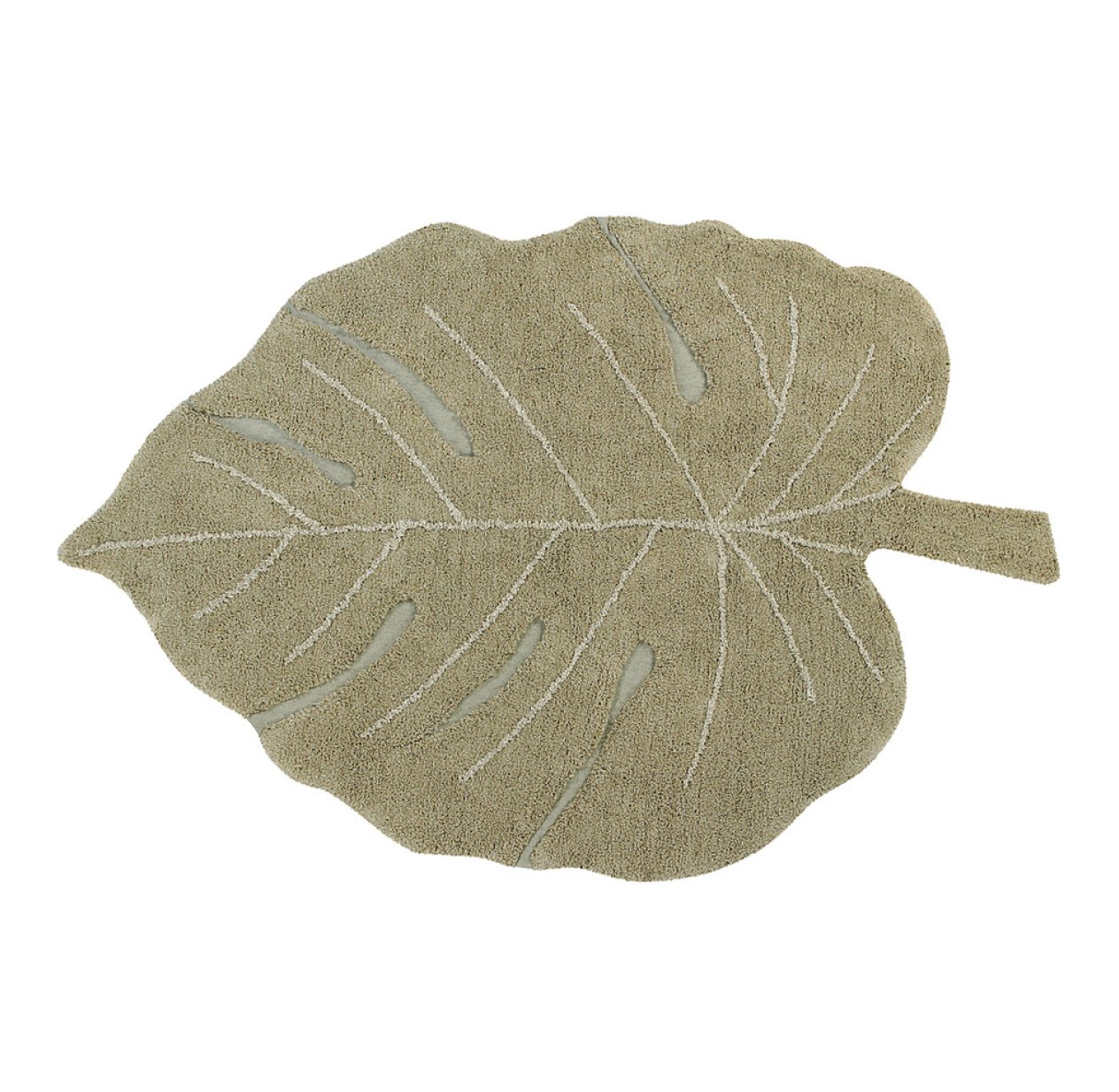 Tapis Monstera - Vert olive