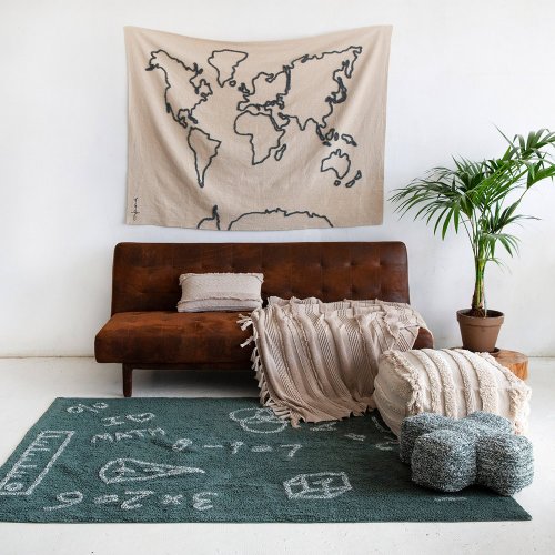 Tapis Mural Carte du monde