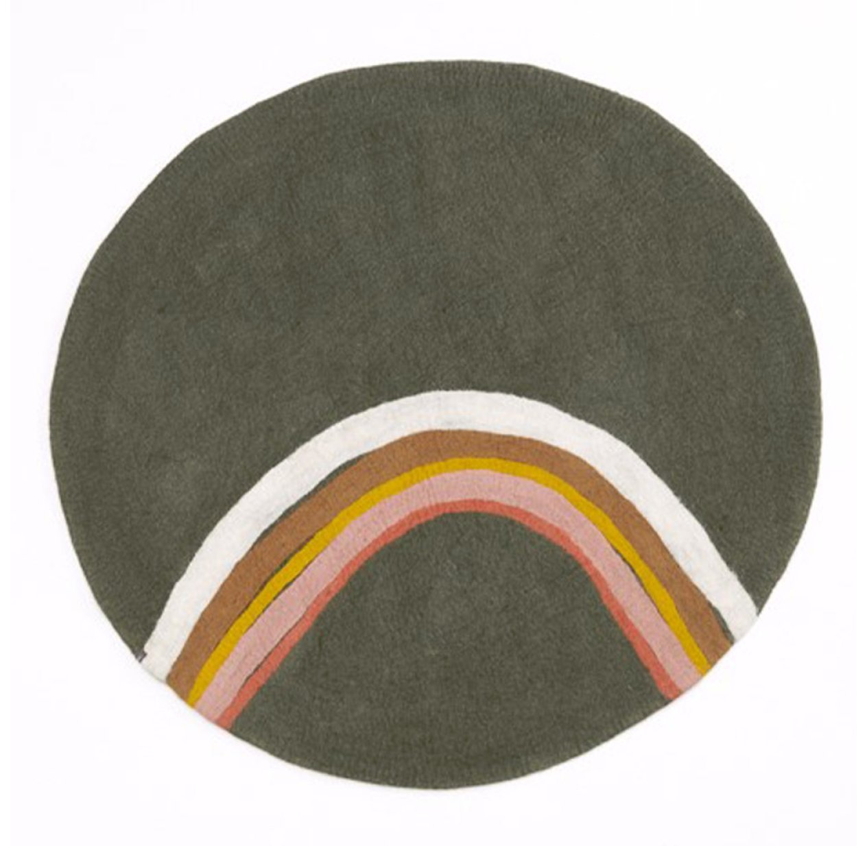 Tapis Indreni Arc-en-Ciel 120 cm - Gris minéral