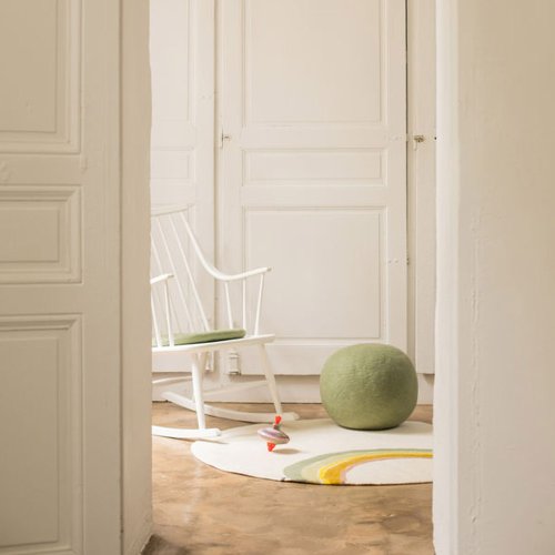 Tapis Indreni Arc-en-Ciel 120 cm - Naturel