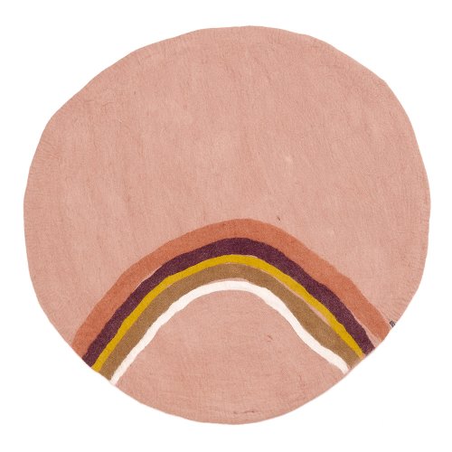 Tapis Indreni Arc-en-Ciel 120 cm - Rose quartz