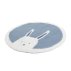 Tapis Pasu Bunny en feutre 120 cm - Bleu hiver