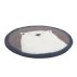 Tapis Pasu Grizzly en feutre 120 cm - Gris
