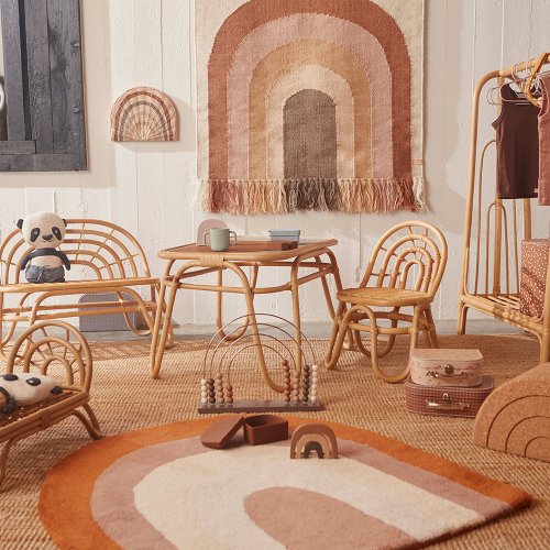 Tapis Arc-en-Ciel - Rouille