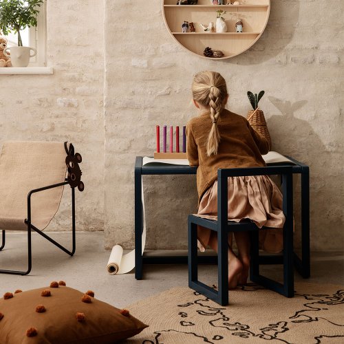 Tapis rond en Jute - World