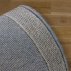 Tapis Rond poils courts - Mauve grisé