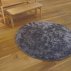Tapis Rond poils courts - Anthracite