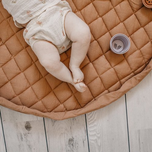 Sac - Tapis d'éveil Organic - Terracotta
