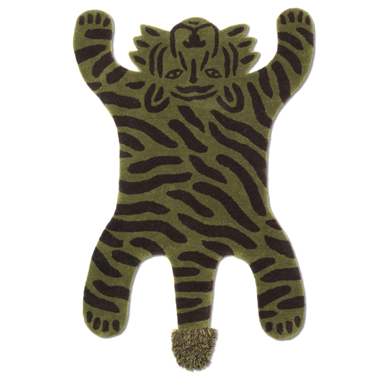 Tapis tigre Safari - Kaki