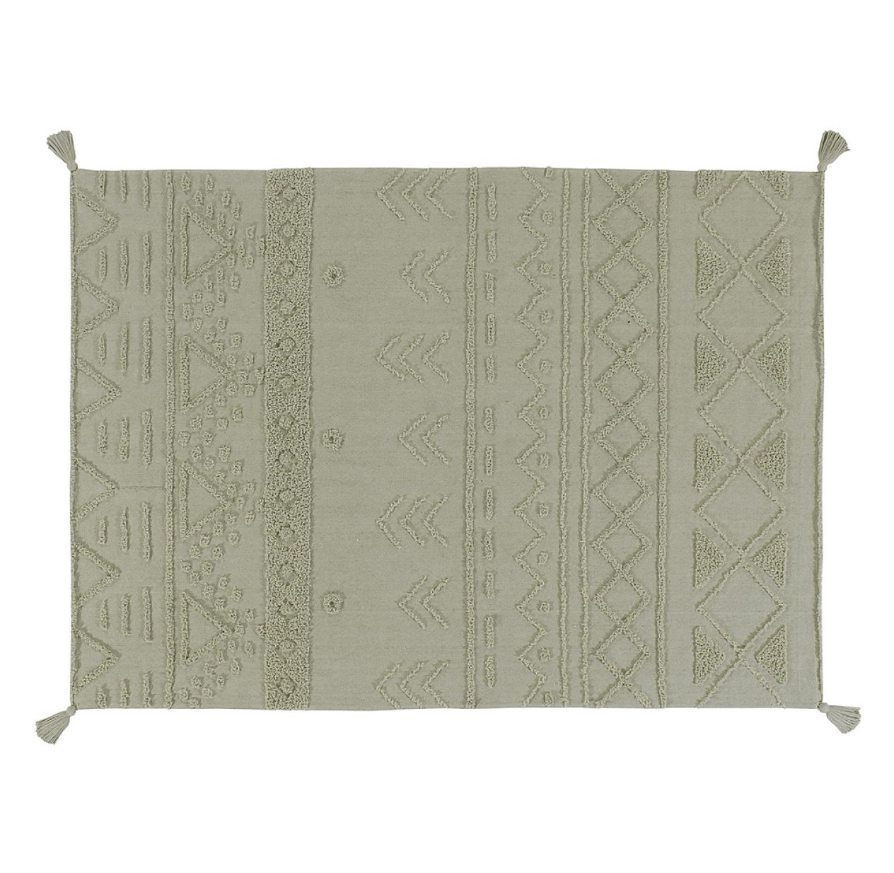 Tapis Tribu - Olive