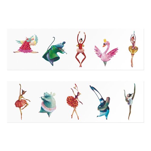 Set de Tatouages - Ballerine