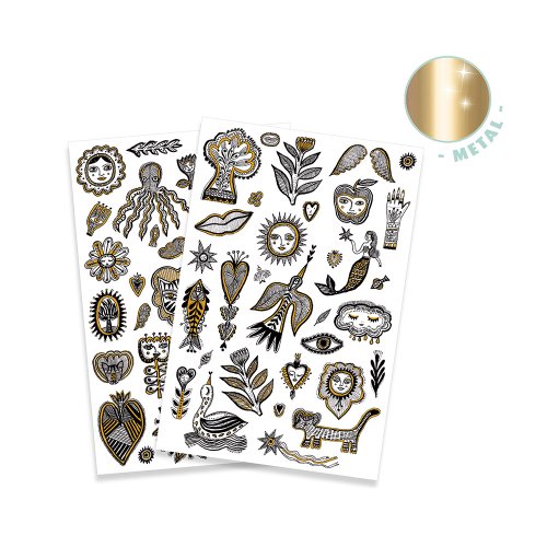 Tatouages dorés - Golden Chic