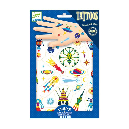 Tatouages phosphorescents - Space Oddity