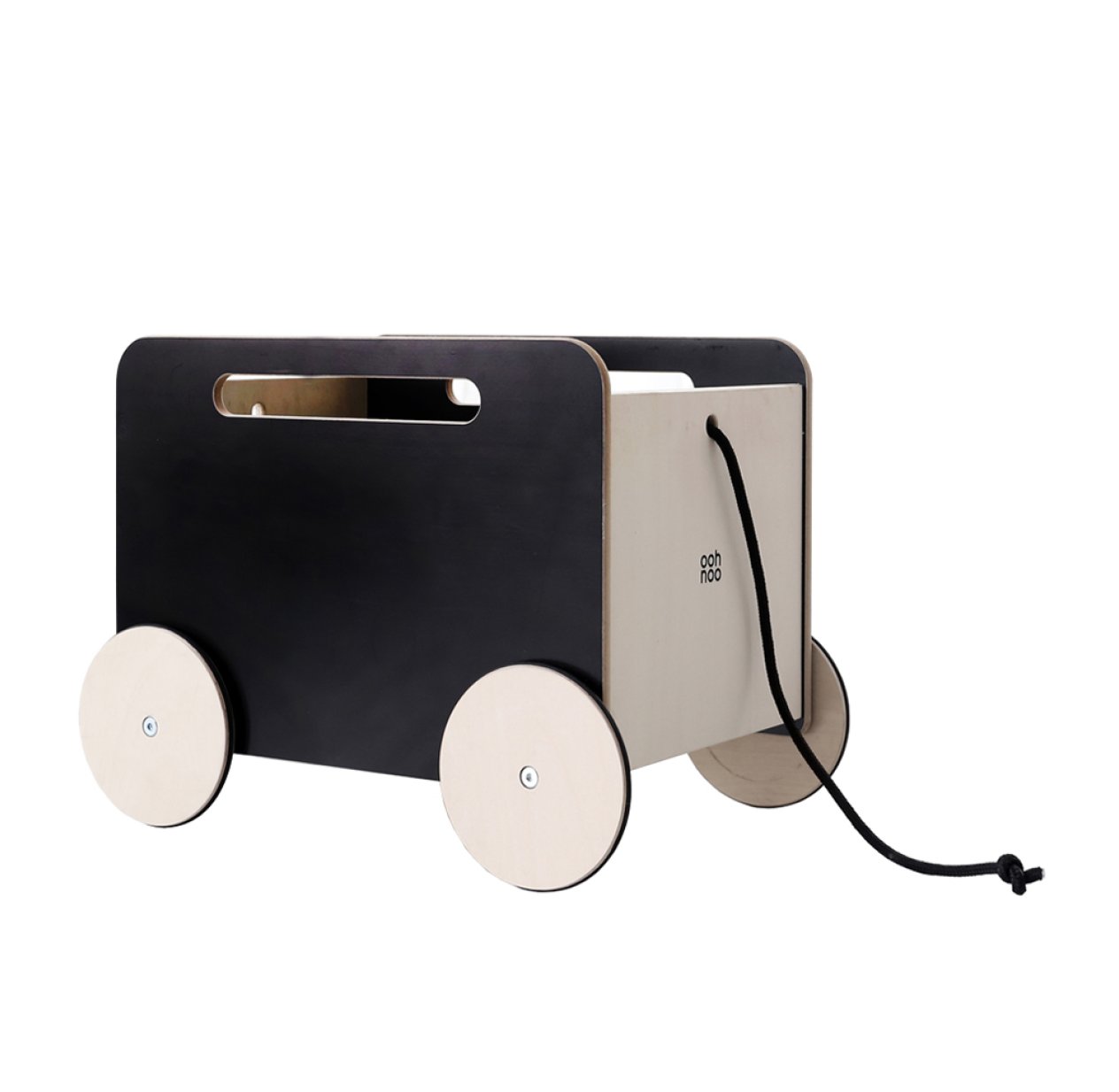 Coffre à jouets ardoise sur roues Toy Chest - Noir