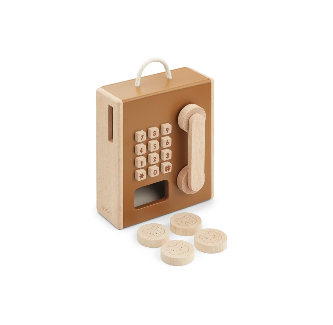 Téléphone à pièces Rufus - Golden Caramel