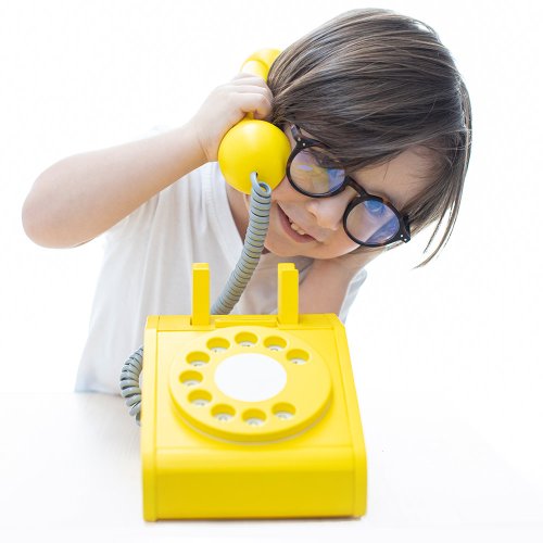 Téléphone Vintage - Jaune