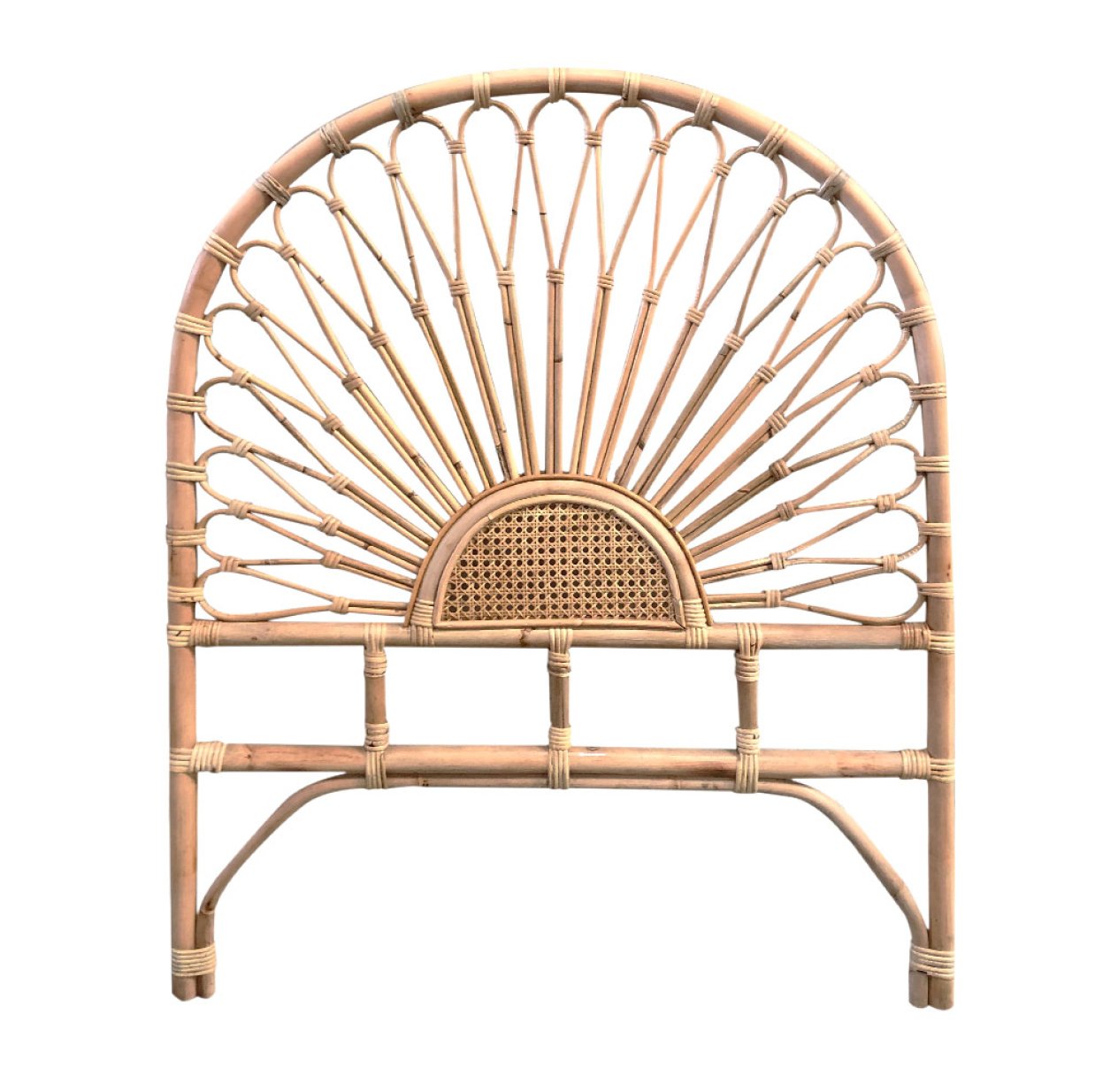 Tête de lit en rotin Flores