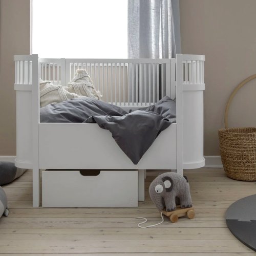 Tiroir pour lit bébé évolutif - Gris