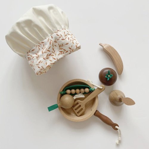 Toque de Chef enfant Caramel Leaves