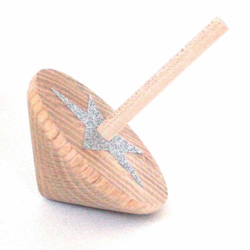 Toupie paillette - Argent