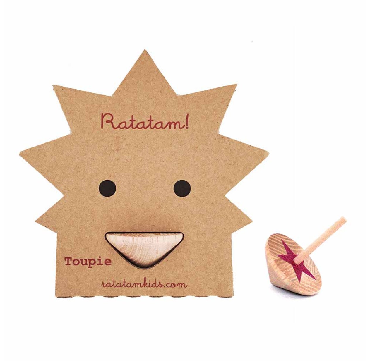 Toupie paillette - Rose