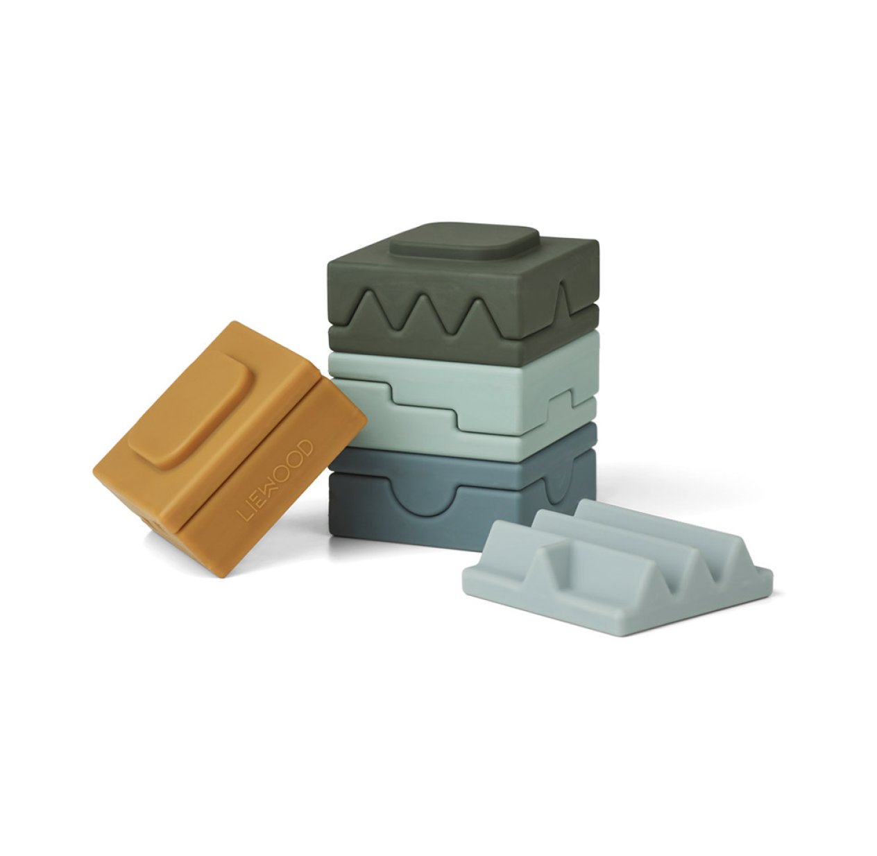 Tour à empiler Morgan - Bleu mix