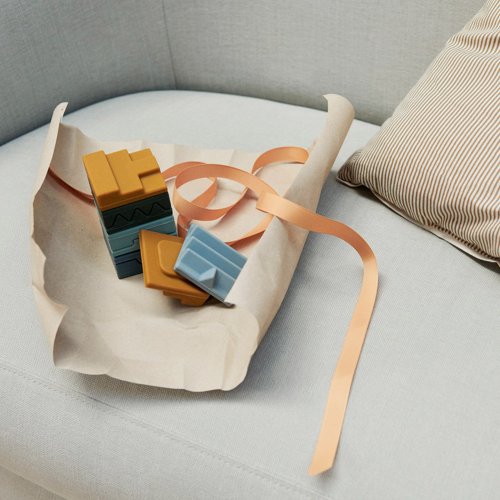 Tour à empiler Morgan - Bleu mix