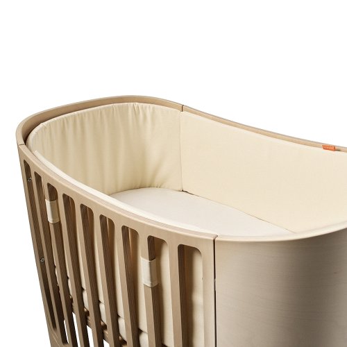 Tour de lit bébé pour lit évolutif Leander - Vanille