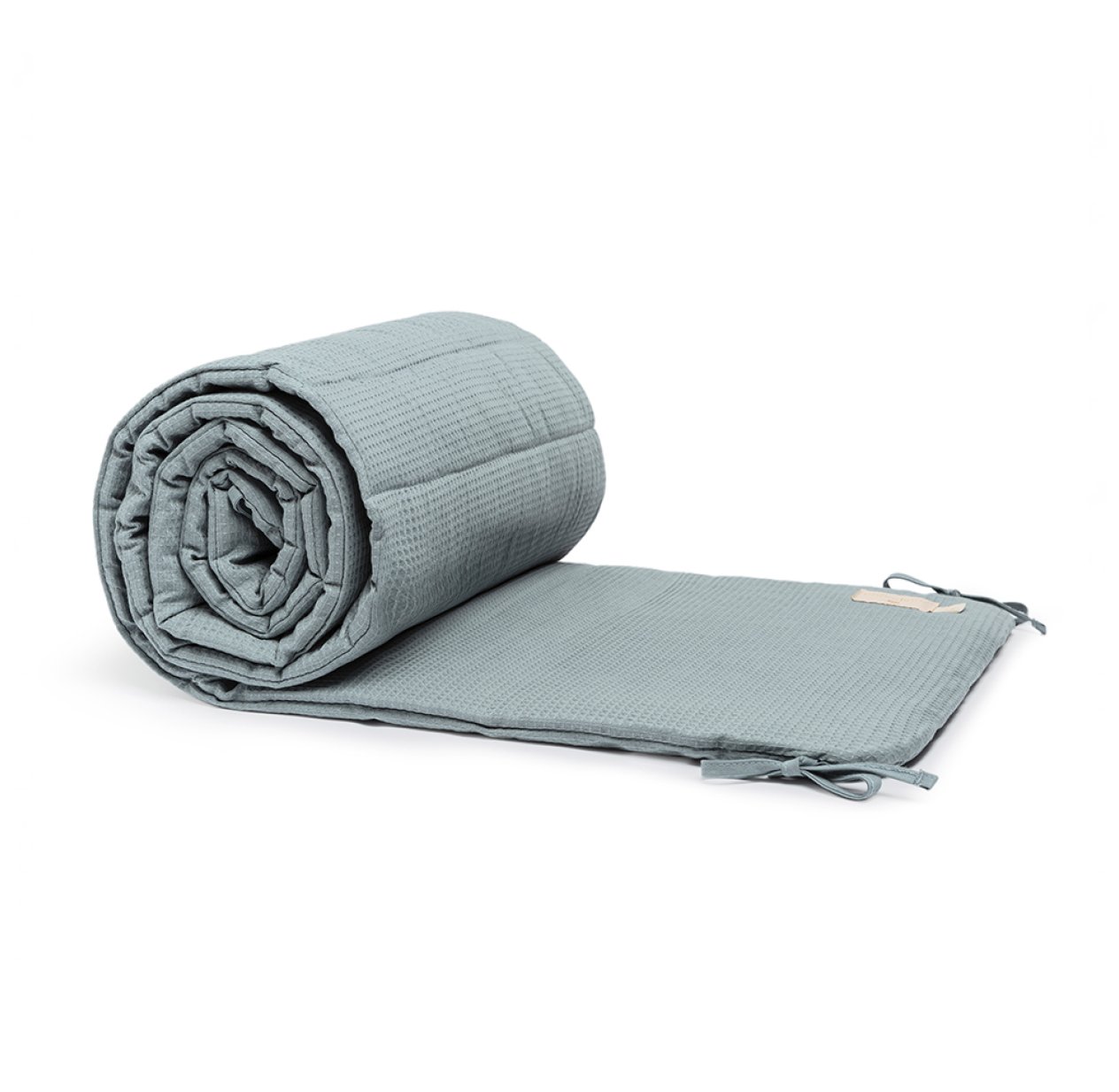 Tour de lit bébé Nest nid d'abeille Elements - Bleu Stone