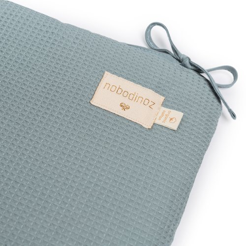 Tour de lit bébé Nest nid d'abeille Elements - Bleu Stone