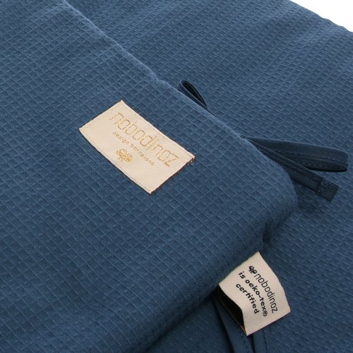 Tour de lit bébé Nest nid d'abeille Elements - Marine