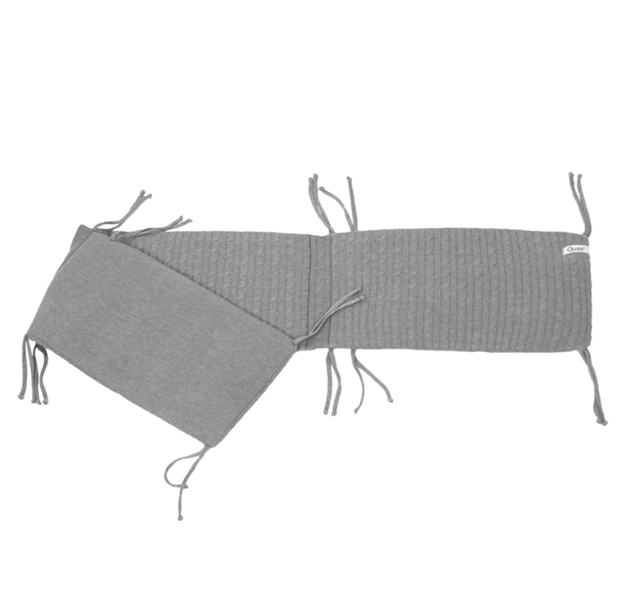 Tour de lit en tricot - Gris