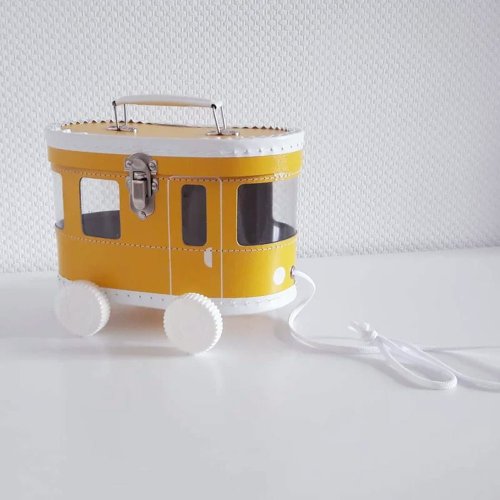 Tramway Valise à tirer - Jaune