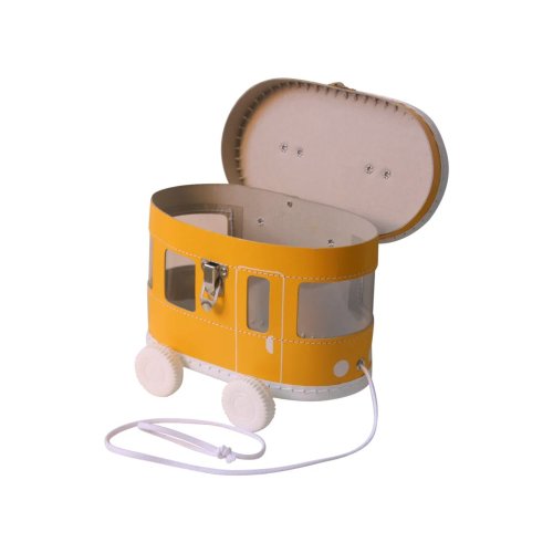Tramway Valise à tirer - Jaune