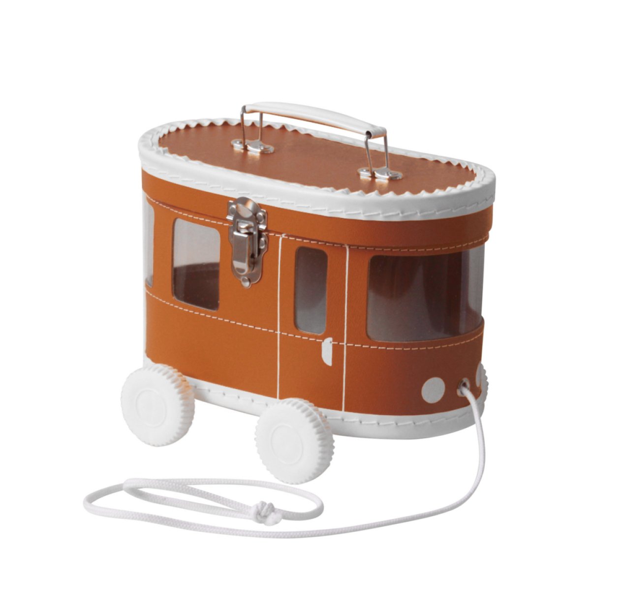 Tramway Valise à tirer - Marron