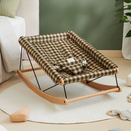 Transat Bébé Growing Green Hyde Park - Carreaux verts