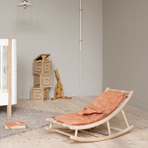 Transat Bébé évolutif Wood - Chêne/Caramel